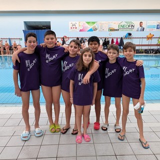 Nella foto: alcuni Esordienti dell’H2SPORT in gara a Sesto Calende