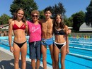 (Nella foto, da sinistra: Martina Biso, Fabio Callegari e Giorgia Gramegna con la coach Eliana Rampini) (Nella foto, da sinistra: Martina Biso, Fabio Callegari e Giorgia Gramegna con la coach Eliana Rampini)
