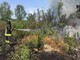 Siccità estiva, Vigili del fuoco impegnati a domare gli incendi delle sterpaglie Siccità estiva, Vigili del fuoco impegnati a domare gli incendi delle sterpaglie