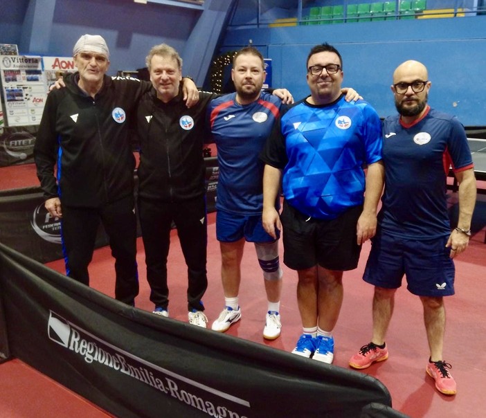 Tennistavolo, campionato serie A1 Master: i ducali si avvicinano alla salvezza dopo il primo concentramento