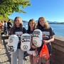 La traversata Angera-Arona con cinque atlete dell'H2Sport Vigevano
