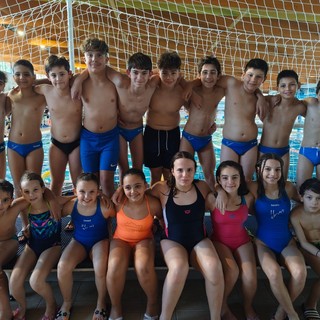 Nella foto: gli esordienti dell’H2SPORT