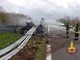 FOTO. Ferrari in fiamme dopo incidente nel Vercellese: due morti carbonizzati