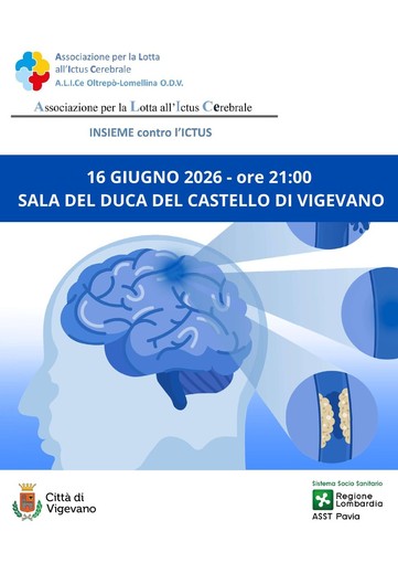 Vigevano, insieme contro l’ictus, incontro pubblico al Castello con l’associazione ALICe Oltrepò-Lomellina Vigevano, insieme contro l’ictus, incontro pubblico al Castello con l’associazione ALICe Oltrepò-Lomellina