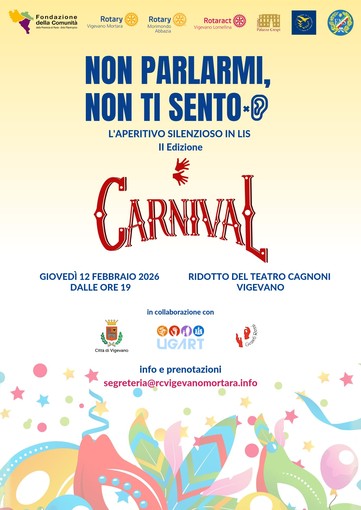 Vigevano, al ridotto del teatro Cagnoni "Non Parlarmi, non ti sento" aperitivo in LIS del Rotary
