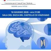 Vigevano, insieme contro l’ictus, incontro pubblico al Castello con l’associazione ALICe Oltrepò-Lomellina