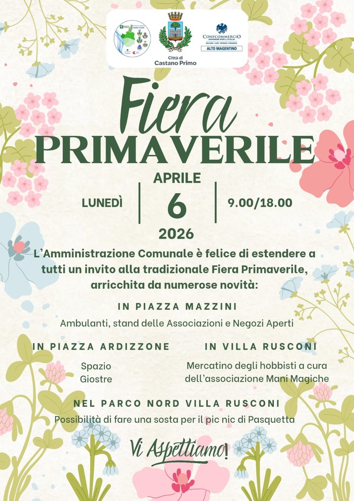 Riportare la tradizione: Castano Primo scommette sulla Fiera Primaverile tra innovazione e partecipazione