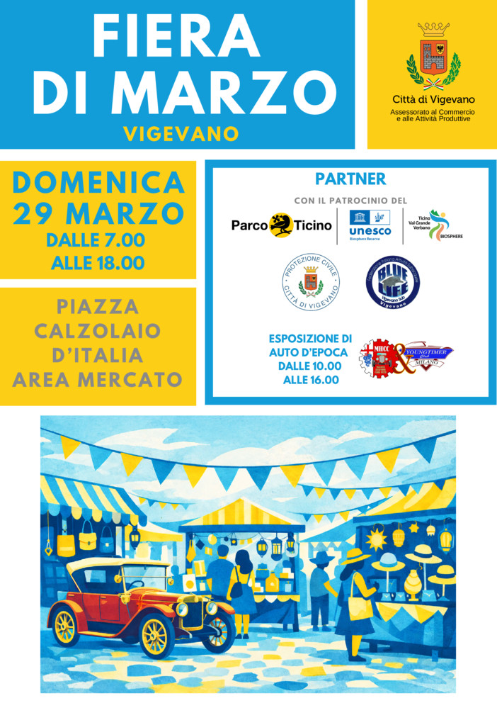 Vigevano: Fiera di Marzo 2026, ecco tutte le novità