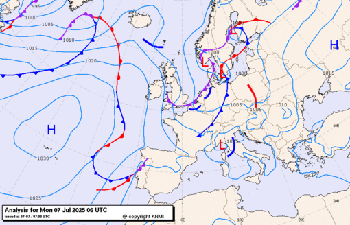 Previsioni meteo per lunedì 7, martedì 8, mercoledì 9 (luglio)