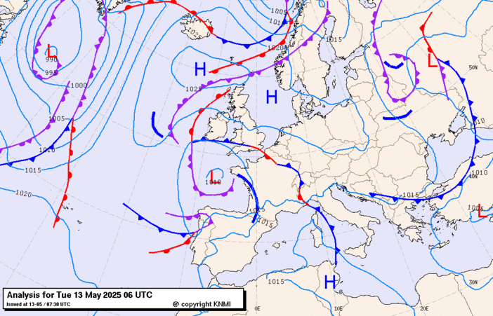 Previsioni meteo per martedì 13, mercoledì 14, giovedì 15 (maggio)