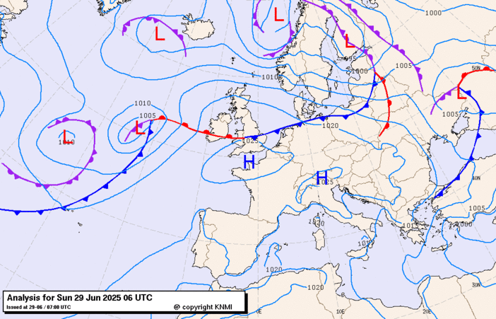 Previsioni meteo per domenica 29, lunedì 30, martedì 1 (giugno-luglio)