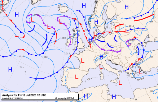 Previsioni meteo per venerdì 18, sabato 19, domenica 20 (luglio)