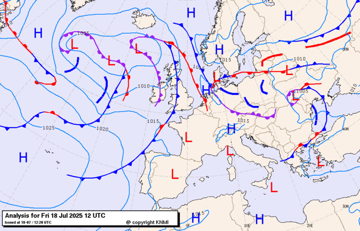 Previsioni meteo per venerdì 18, sabato 19, domenica 20 (luglio)
