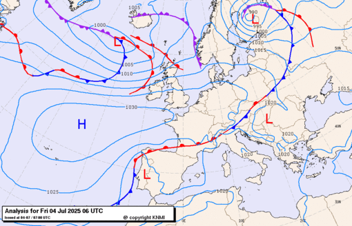 Previsioni meteo per venerdì 4, sabato 5, domenica 6 (luglio)