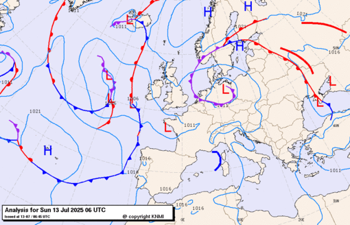 Previsioni meteo per domenica 13, lunedì 14, martedì (luglio)
