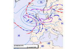Previsioni meteo per lunedì 14, martedì 15, mercoledì 16 (luglio)