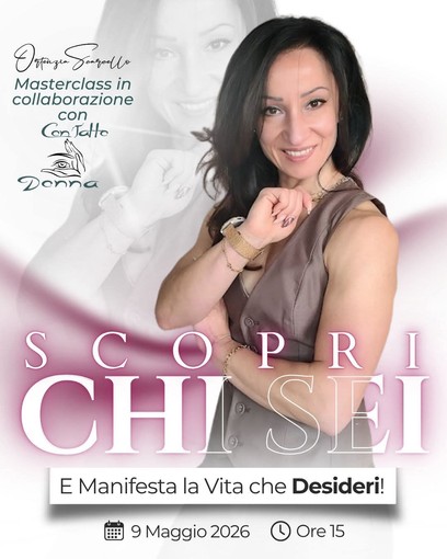 A Vigevano la masterclass gratuita “Scopri chi sei”: un incontro dedicato alle donne adulte che desiderano ritrovare fiducia, voce e consapevolezza
