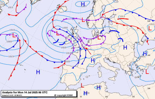 Previsioni meteo per lunedì 14, martedì 15, mercoledì 16 (luglio)