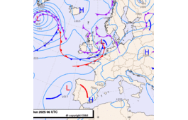 Previsioni meteo per martedì 10, mercoledì 11, giovedì 12 (giugno)