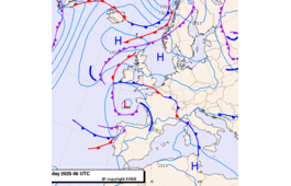 Previsioni meteo per martedì 13, mercoledì 14, giovedì 15 (maggio)