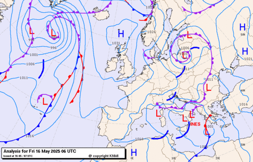 Previsioni meteo per venerdì 16, sabato 17, domenica 18 (maggio)