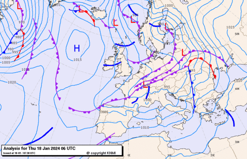 Previsioni meteo per giovedì 18, venerdì 19, sabato 20 (gennaio)