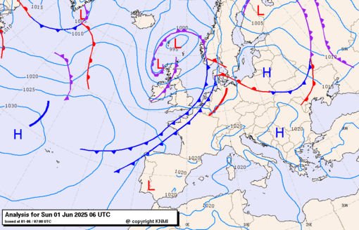 Previsioni meteo per domenica 1, lunedì 2, martedì 3 (giugno)