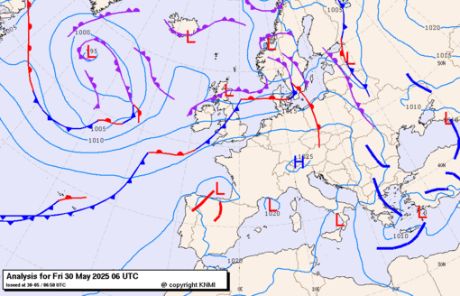 Previsioni meteo per venerdì 30, sabato 31, domenica 1 (maggio-giugno)