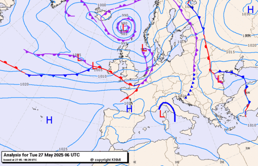 Previsioni meteo per martedì 27, mercoledì 28, giovedì 29 (maggio)