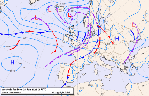 Previsioni meteo per lunedì 23, martedì 24, mercoledì 25 (giugno)