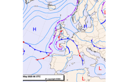 Previsioni meteo per lunedì 12, martedì 13, mercoledì 14 (maggio)
