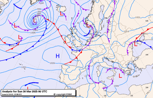 Previsioni meteo per domenica 30, lunedì 31, martedì 1 (marzo-aprile)