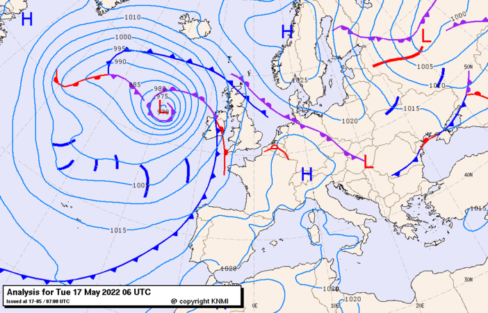 Previsioni meteo per martedì 17, mercoledì 18, giovedì 19 (maggio)