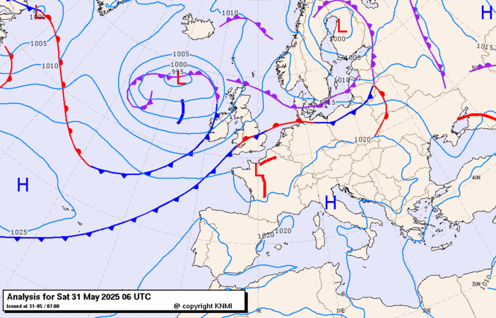 Previsioni meteo per sabato 31, domenica 1, lunedì 2 (maggio-giugno)