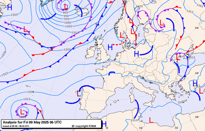 Previsioni meteo per venerdì 9, sabato 10, domenica 11 (maggio)