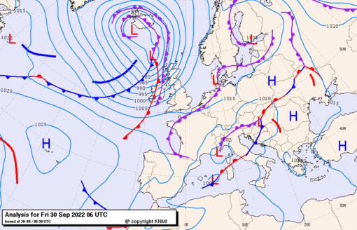Previsioni meteo per venerdì 30, sabato 1, domenica 2 (settembre-ottobre)