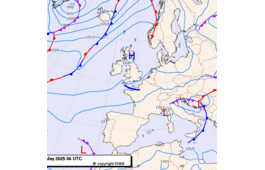Previsioni meteo per giovedì 8, venerdì 9, sabato 10 (maggio)