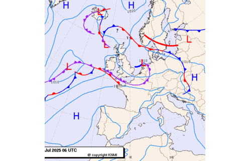 Previsioni meteo per mercoledì 16, giovedì 17, venerdì 18 (luglio)