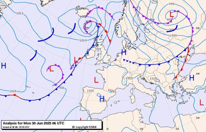 Previsioni meteo per lunedì 30, martedì 1, mercoledì 2 (giugno-luglio)