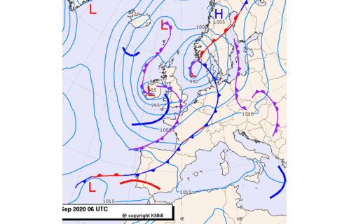 Previsioni meteo per giovedì 24, venerdì 25, sabato 26 (settembre)