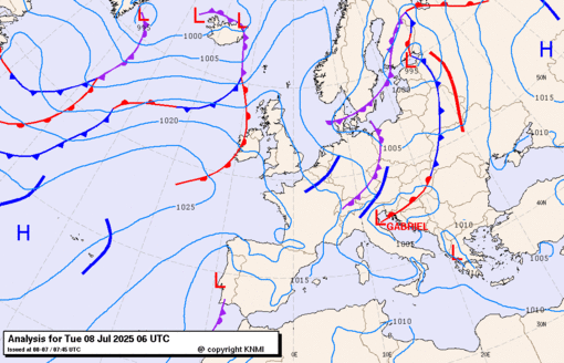 Previsioni meteo per martedì 8, mercoledì 9, giovedì 10 (luglio)