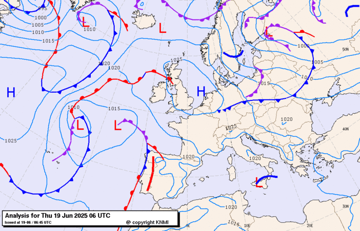 Previsioni meteo per giovedì 19, venerdì 20, sabato 21 (giugno)