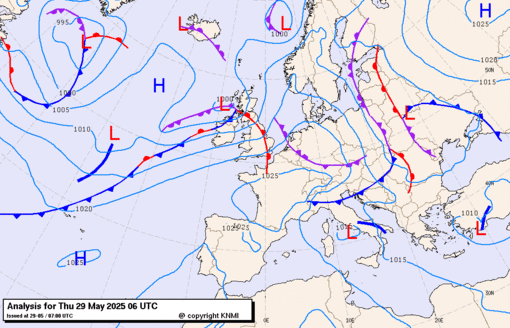 Previsioni meteo per giovedì 29, venerdì 30, sabato 31 (maggio)