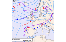 Previsioni meteo per martedì 24, mercoledì 25, giovedì 26 (giugno)