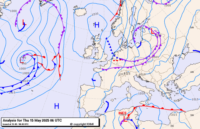 Previsioni meteo per giovedì 15, venerdì 16, sabato 17 (maggio)