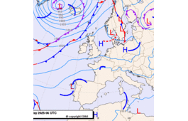 Previsioni meteo per venerdì 9, sabato 10, domenica 11 (maggio)