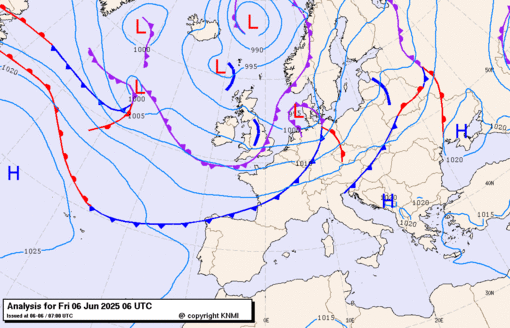 Previsioni meteo per venerdì 6, sabato 7, domenica 8 (giugno)