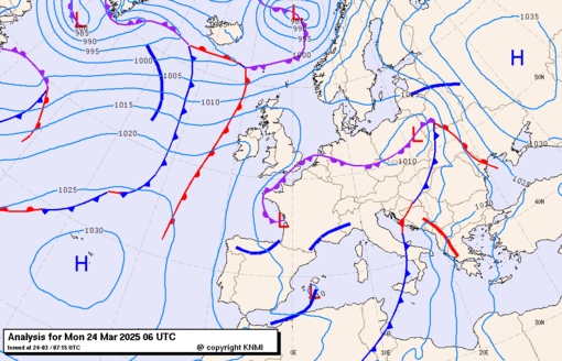 Previsioni meteo per lunedì 24, martedì 25, mercoledì 26 (marzo)