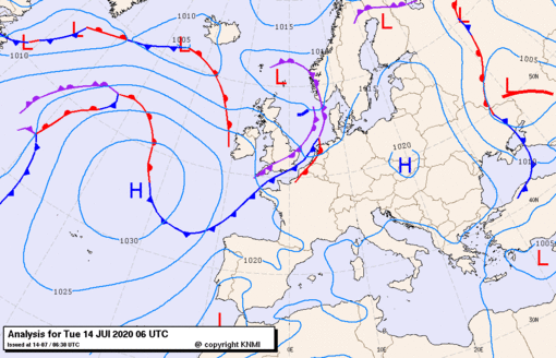 Previsioni meteo per martedì 14, mercoledì 15, giovedì 16 (luglio)