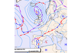 Previsioni meteo per martedì 3, mercoledì 4, giovedì 5 (giugno)